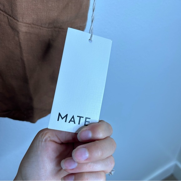 NWT MATE The Label 100% Linen Camisole Tank Top in Sedona Size  X - Large - Picture 11 of 12